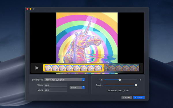 Gifski - Mac平台免费的视频转GIF动画图片插图