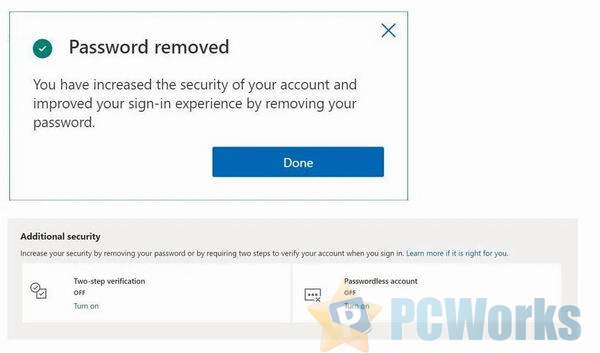 微软现在允许用户删除密码，并选择更好的认证方法插图