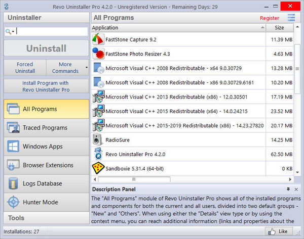 Revo Uninstaller v2.4.4 下载 - 小巧免费的软件卸载工具插图