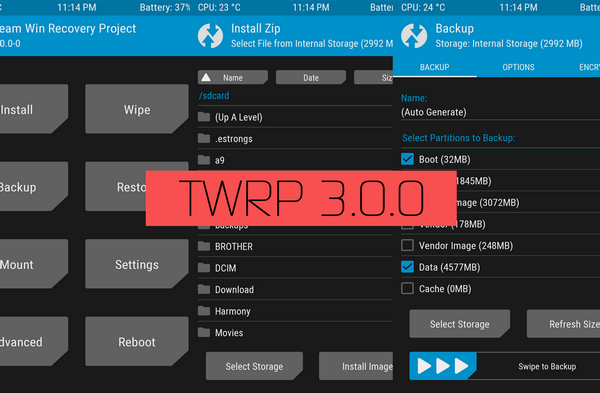 [下载] TWRP v3.7.0：支持Android 12