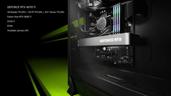 CES 2023：Nvidia推出RTX 4070 Ti显卡插图2
