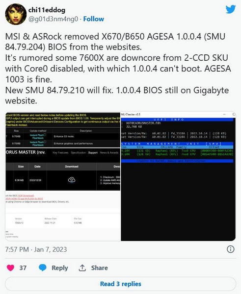 最新的AMD AGESA bios导致大量的性能损失插图