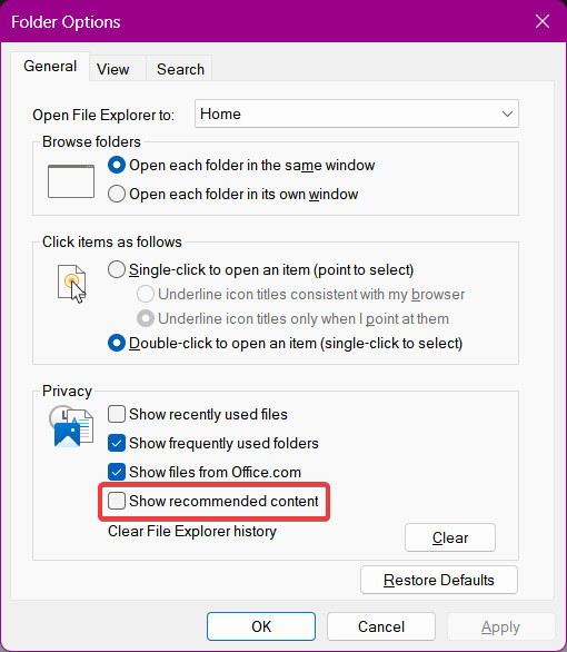 Windows 11可能很快开始在文件资源管理器中推荐内容插图