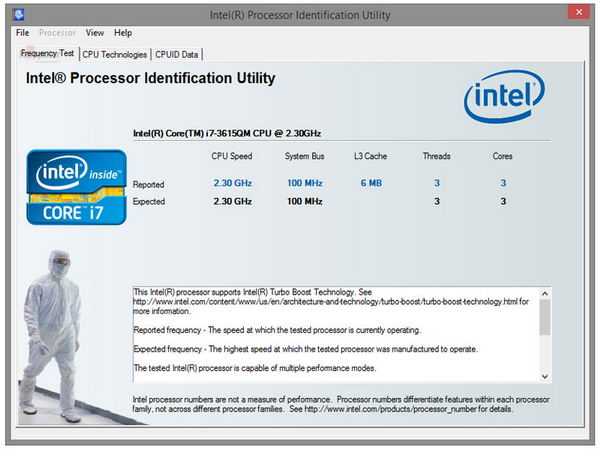 Intel Processor Identification Utility v6.9.27.1026 - 英特尔官方CPU检测工具