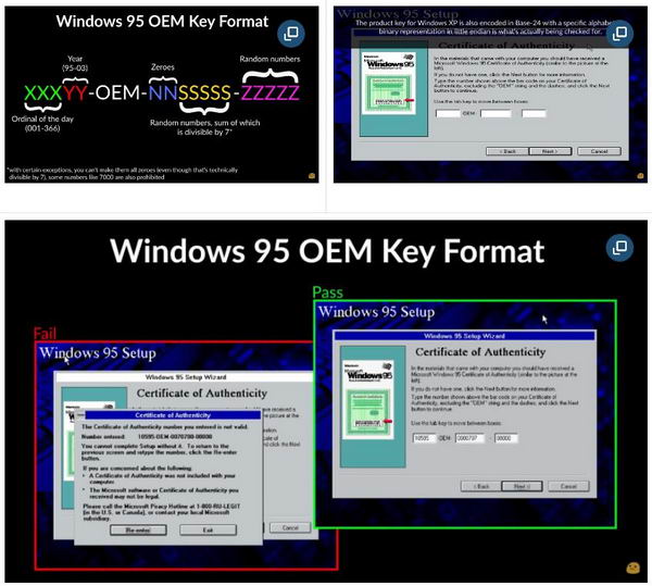 国外大佬用ChatGPT生成了Windows 95的有效激活密钥插图1
