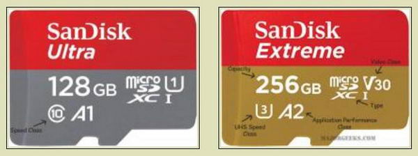 microSD卡的差异以及如何选购microSD卡