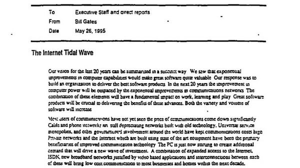 比尔-盖茨28年前的"互联网浪潮"备忘录插图1