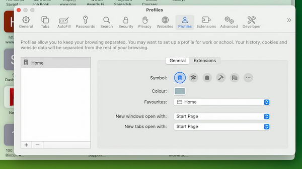 如何在MacOS Sonoma中使用Safari配置文件插图1