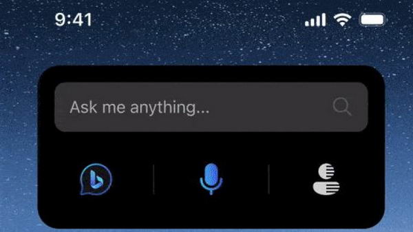 微软Bing Chat本周更新了一个iOS小工具插图