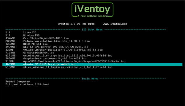 [Win] iVentoy_允许通过网络安装Windows、WinPE、Linux等