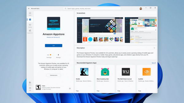 亚马逊Windows 11应用商店对安卓应用开发者全面开放插图