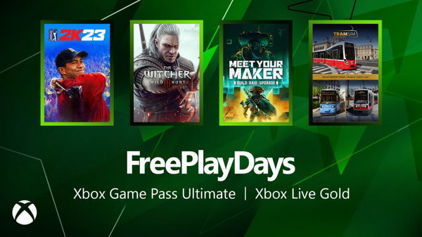 多款游戏包括《巫师3》本周末加入Xbox免费游戏日
