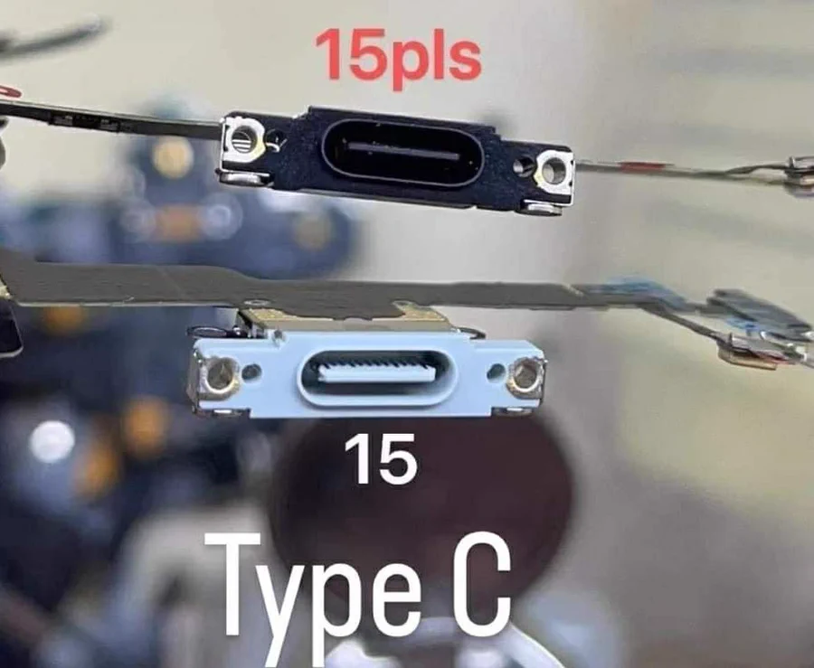 iPhone 15 USB-C 接口图片曝光插图