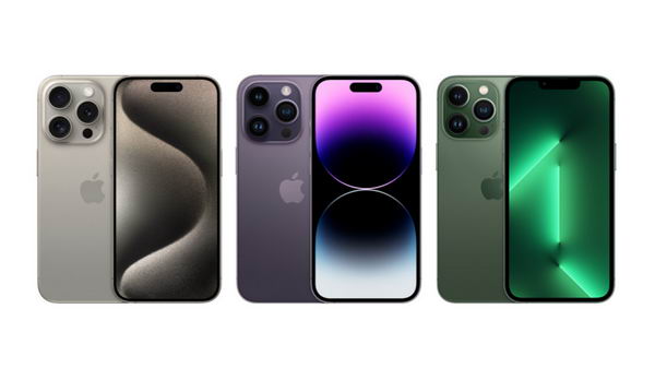 iPhone 15 Pro、iPhone 14 Pro 和 iPhone 13 Pro 规格对比插图