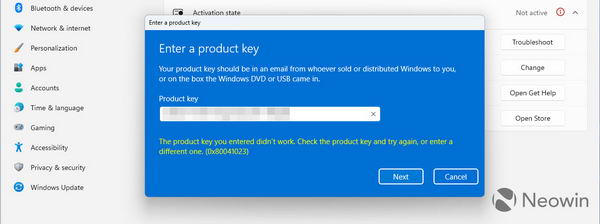 微软出手：Windows 7 / 8 密钥已无法激活新的 Windows 11
