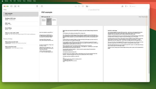 如何在 macOS Sonoma 中使用全新的 备忘录 PDF 功能插图2