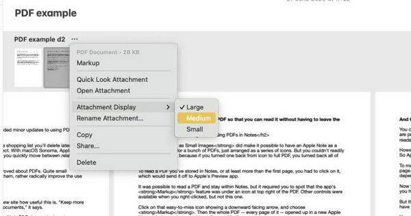 如何在 macOS Sonoma 中使用全新的 备忘录 PDF 功能插图3