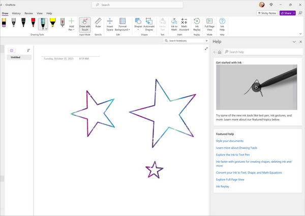 Microsoft 365 Insiders 将可在"绘图"选项卡上试用墨迹绘图插图