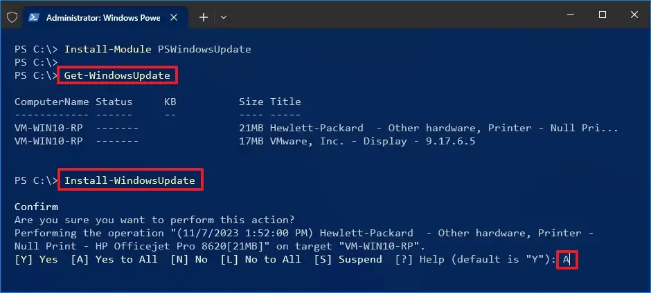 如何使用 PowerShell 安装 Windows 10 更新插图1