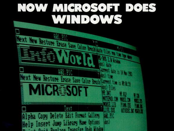 历史上的今天 - 微软 Windows 1.0 正式发布插图1