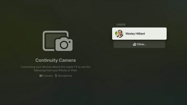 如何在 Apple TV 上使用 FaceTime 和 iPhone 上的连续互通相机插图2