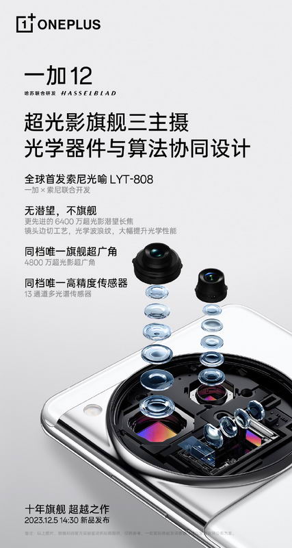一加确认 OnePlus 12 支持无线充电功能并公布相机规格插图1