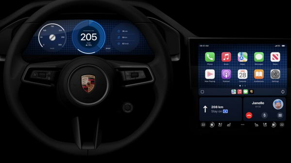 苹果在保时捷和阿斯顿-马丁汽车上展示下一代 CarPlay插图