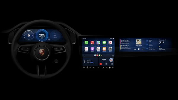 苹果在保时捷和阿斯顿-马丁汽车上展示下一代 CarPlay插图2