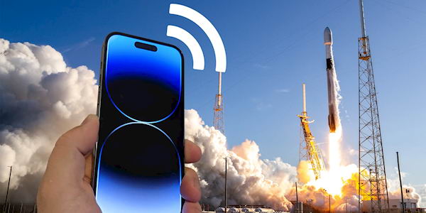 SpaceX成功使用星链卫星发送短信：不换手机可直连卫星插图