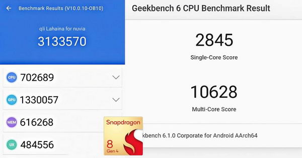 骁龙 8 Gen 4 Geekbench 6 跑分泄露：比上一代领先 46%插图1