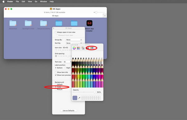 如何在 macOS 的 Finder 中设置文件夹背景颜色插图6