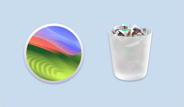 如何在 macOS Sonoma 上使用垃圾箱插图