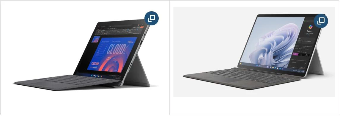Surface Pro 10 for Business 与 Pro 9 和 Pro 7 Plus 规格对比插图1