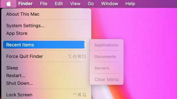 如何在 Mac 电脑上随时随地查看最近打开的文件