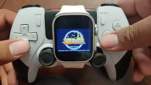 国外网友在运行安卓系统的 Apple Watch Ultra 上运行 GBA 游戏插图