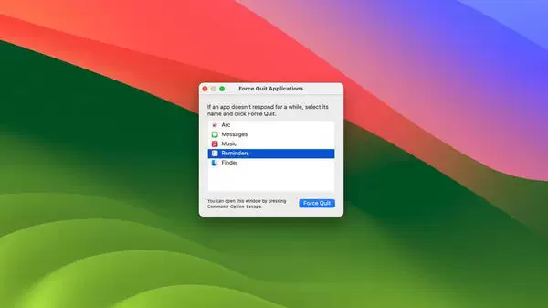 Mac 如何使用强制退出和活动监视器关闭持续运行的应用程序插图1