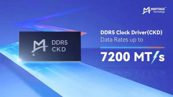 澜起科技开始试产 7200 MT/s DDR5 RCD