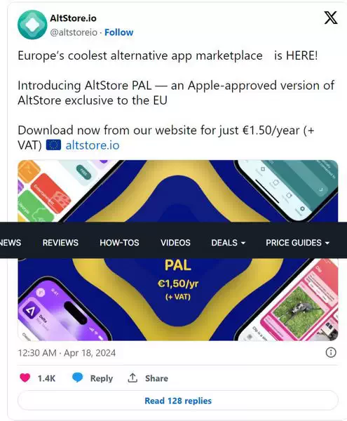 欧盟首个第三方 AppStore 应用程序商店上线