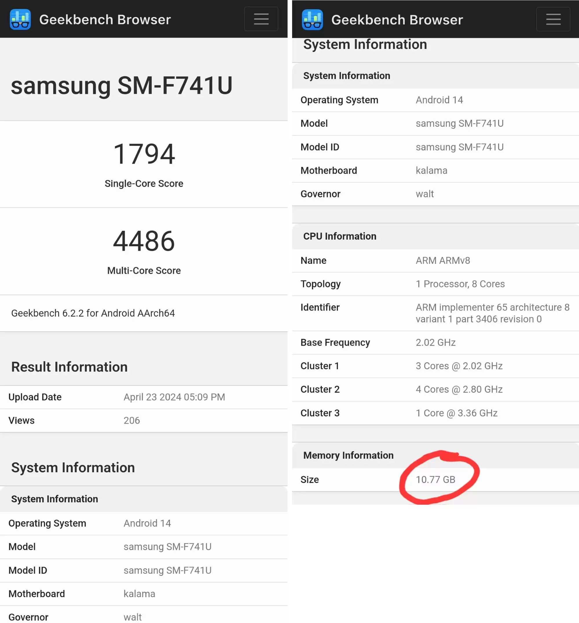Galaxy Z Flip 6 美国版登陆 Geekbench：跑分曝光插图1