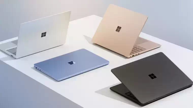 新款 Surface Laptop 7 与 Laptop 6 和 Laptop 5 规格对比